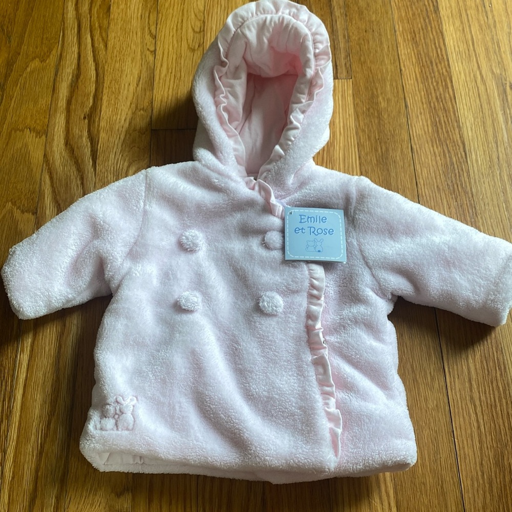 NWT Emile et Rose Light Pink Winter Coat
